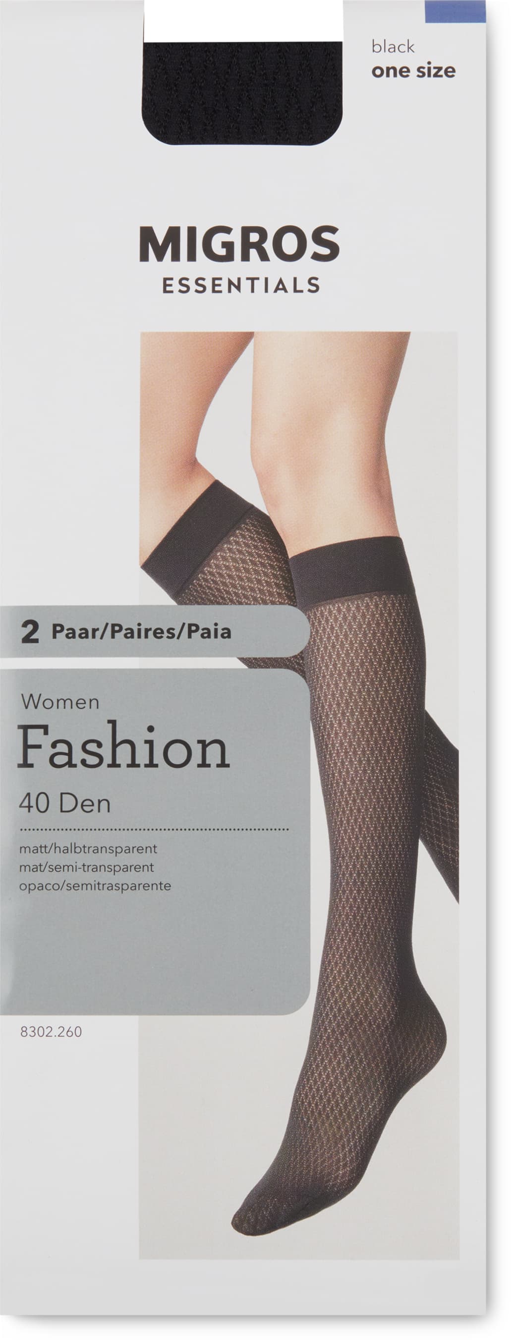 Damen Kniestrümpfe 40 Den